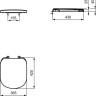 Крышка-сиденье IDEAL STANDARD Tempo T679301