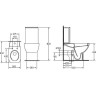 Унитаз IDEAL STANDARD CANTICA T317861, напольный без бачка